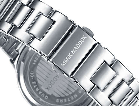 Mark Maddox Unisex Watch (Mm2001-03)-Trendy Silver
