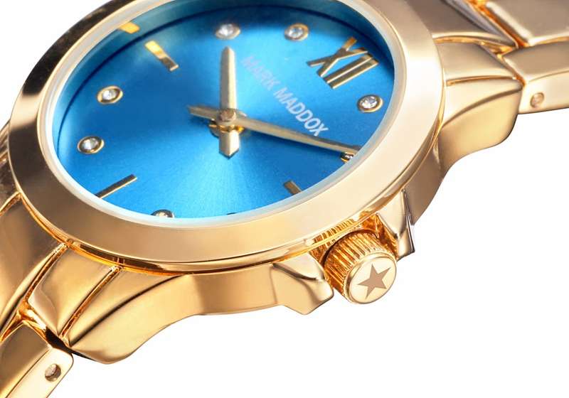 Mark Maddox Women's Watch (mm3027-87)-golden chic