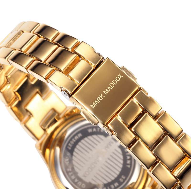 Mark Maddox Women's Watch (mm3027-87)-golden chic