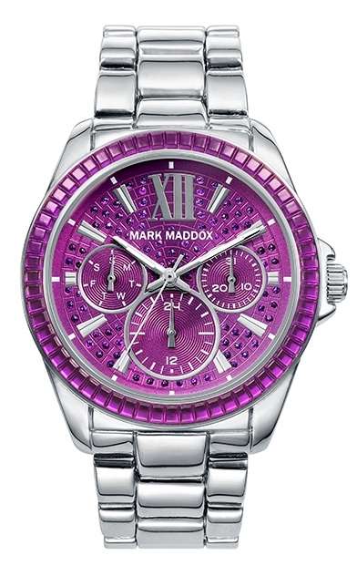 Mark Maddox Womens Watch (Mm6013-73)-Trendy Silver