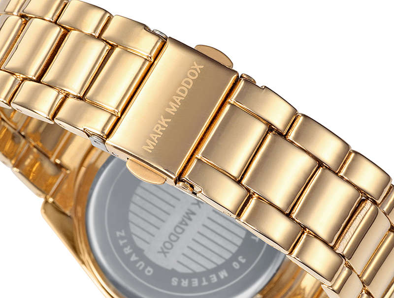 Mark Maddox Womens Watch (mm6013-93)-golden chic
