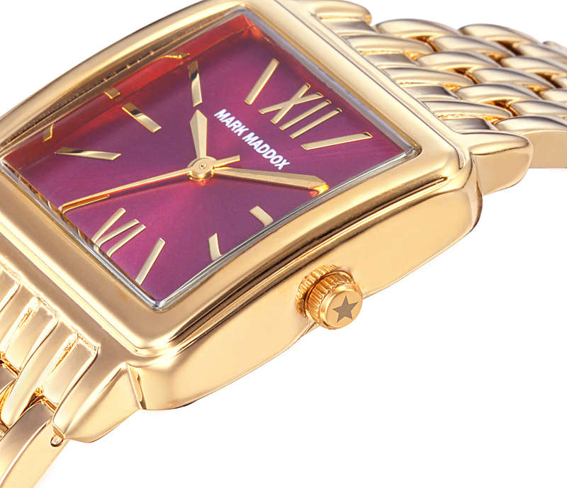 Mark Maddox Women's Watch (mm7006-25)-golden chic