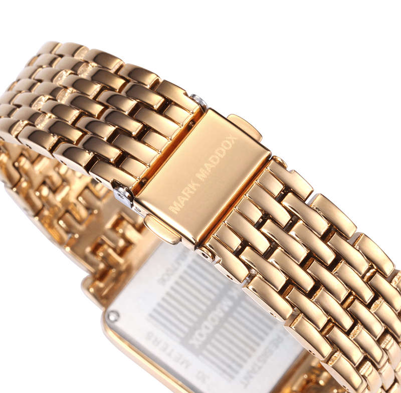 Mark Maddox Women's Watch (mm7006-25)-golden chic