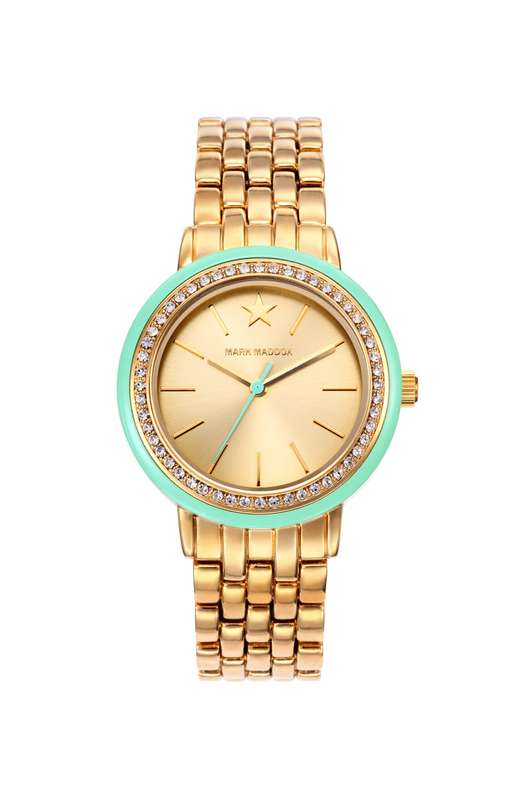 Mark Maddox Women's Watch (mm7007-27)-golden chic
