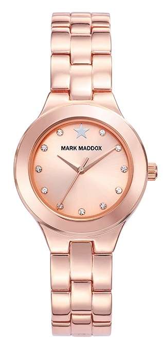 Mark Maddox Women's Watch (mm7010-97)-pink gold