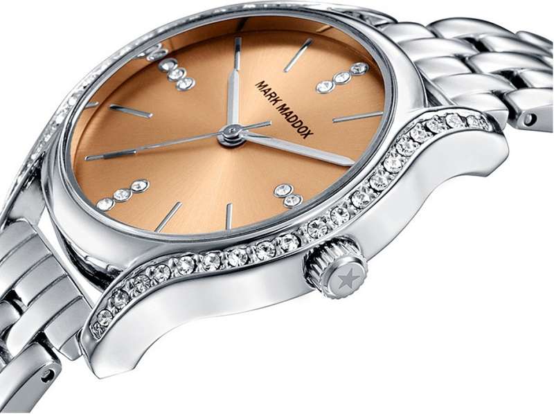 Mark Maddox Women's Watch (mm7011-97)-trendy silver