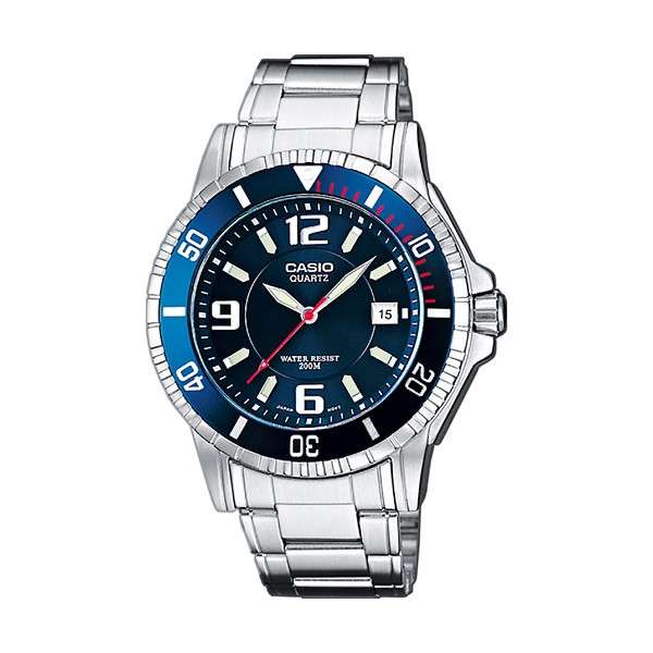 CASIO COLLECTION DIVER 200m NEOBRITE - BLUE (MTD-1053D-2AVES)