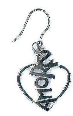 AMBROSINI JEWELS - ORECCHINI ARGENTO 925Â° cuore finitura bianca lucida (OC 01 12 02)