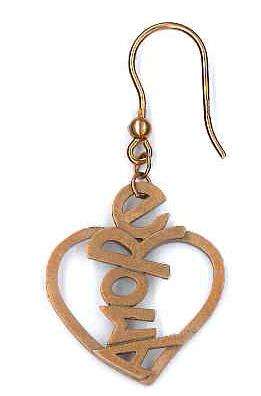 AMBROSINI JEWELS - ORECCHINI ARGENTO 925Â° cuore finitura rosÃ© satinata (OC 02 11 03)