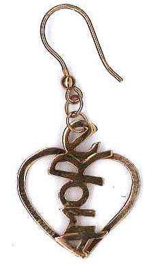 AMBROSINI JEWELS - ORECCHINI ARGENTO 925Â° cuore finitura rosÃ© lucida (OC 02 12 04)