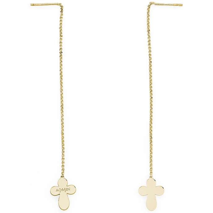 Amen Jewels Women's Earrings (ORLFCG)