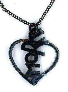 AMBROSINI JEWELS - PENDENTE ARGENTO 925Â° cuore finitura brunita lucida (PC 03 12 06)