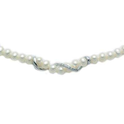 Miluna Ladies pearl Necklace (pcl2082)