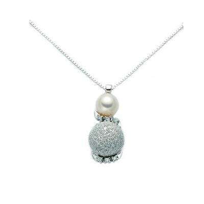 Miluna Ladies pearl Necklace (pcl3156)
