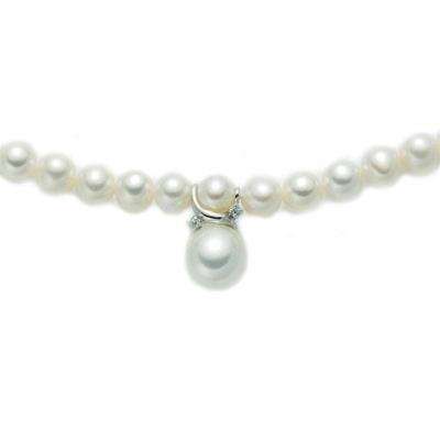 Miluna Ladies Pearl Necklace (Pcl4046)