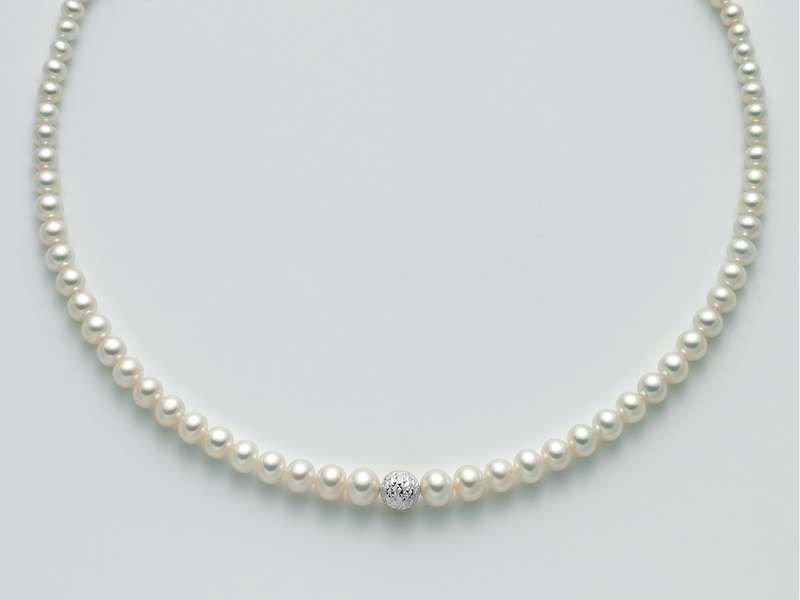 Miluna Ladies Pearl Necklace (Pcl4980b)