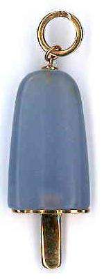 AMBROSINI JEWELS -  PENDENTE ARGENTO 925Â°  ghiacciolo finitura rosÃ© pietra azzurra grande (...