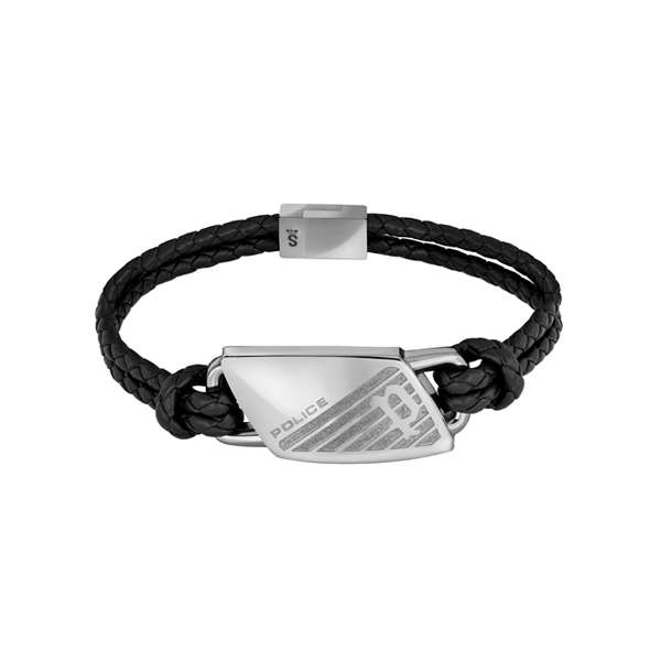 Police Jewels Men's leather Bracelet (pj26559bls01)