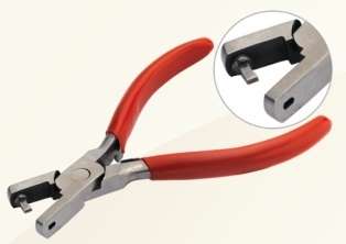 Pinza per fare fori rettangolari nei cinturini - Pliers for making rectangular holes in straps (R...