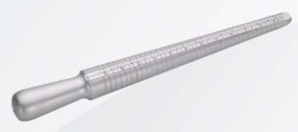 Fuso per anelli in alluminio - Aluminum ring spindle (RR191)