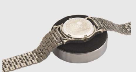 Cuscinetto diametro 5 cm. per appoggiare orologi - 5 cm diameter cushion for supporting watches (...