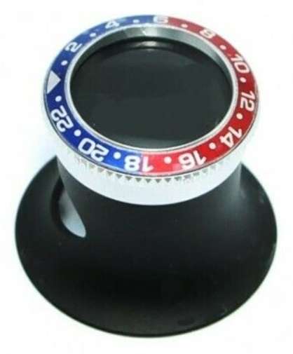 Monocolo con lunetta pepsi 5X - Eyeglass loupe with Pepsi bezel 5X (S2276)