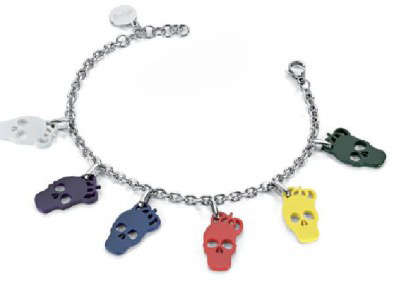 MISS SIXTY JEWELS COLORFULL SKULLS  (SMKY08)