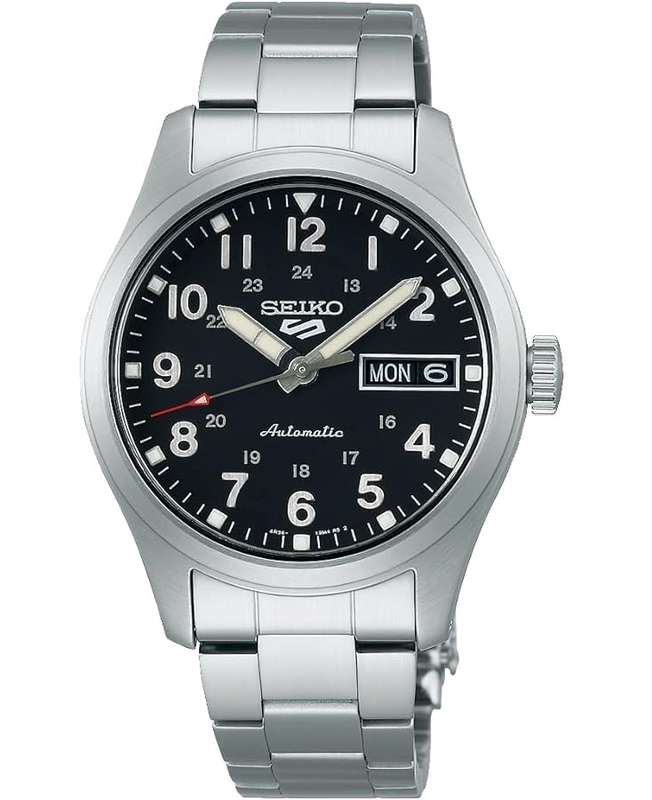 SEIKO 5 SPORTS AUTOMATIC DAY & DATE - BLACK (SRPJ81K1)