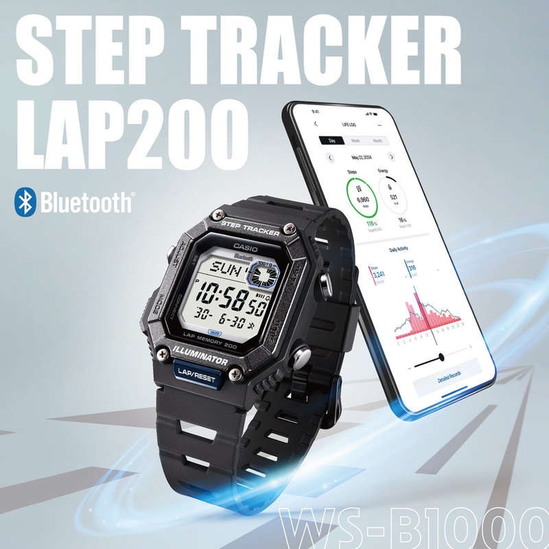 CASIO EU WATCHES WS-B1000-1AVEF (WS-B1000-1AVEF)