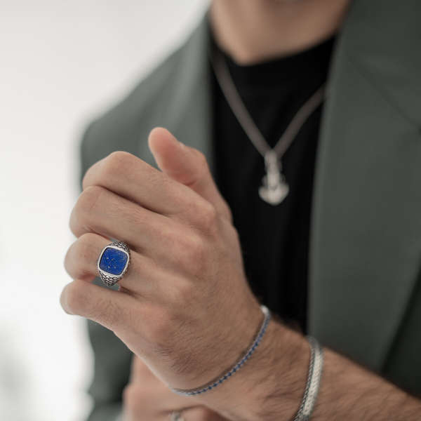 Albert M. Jewels Men's Ring (WSOX00075-LPS-24)