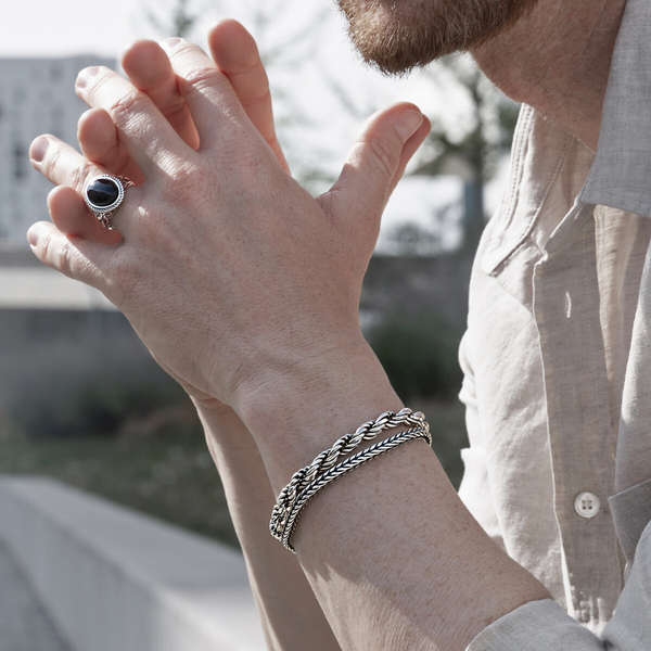 Albert M. Jewels Men's Bracelet (WSOX00208-S)