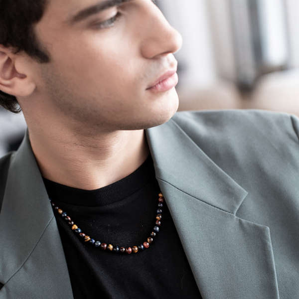 Albert M. jewels Men's Necklace (wsox00476-tg)