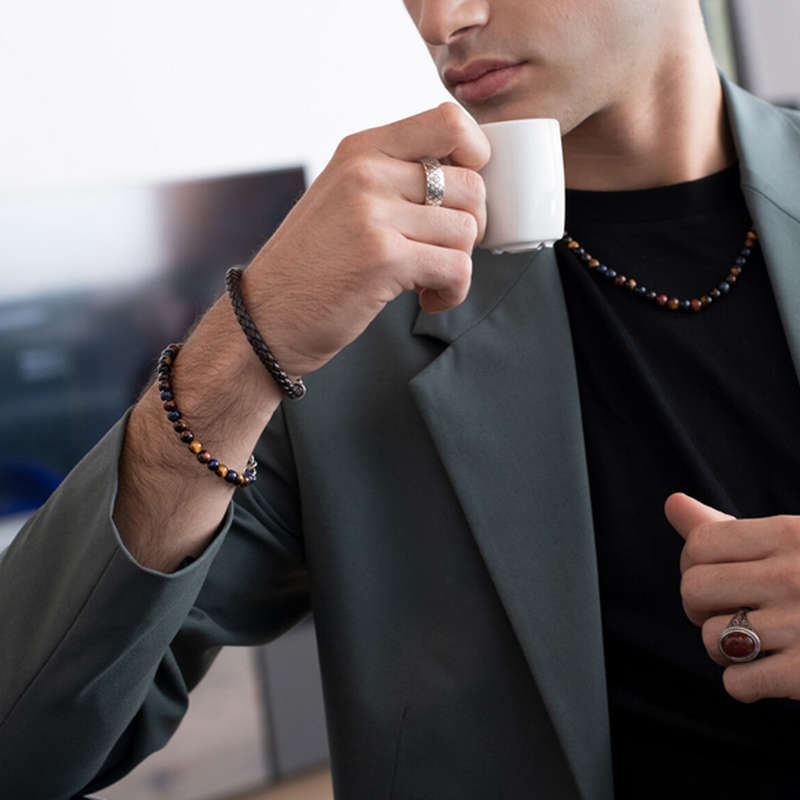 Albert M. Jewels Men's Bracelet (WSOX00477-TG_F)