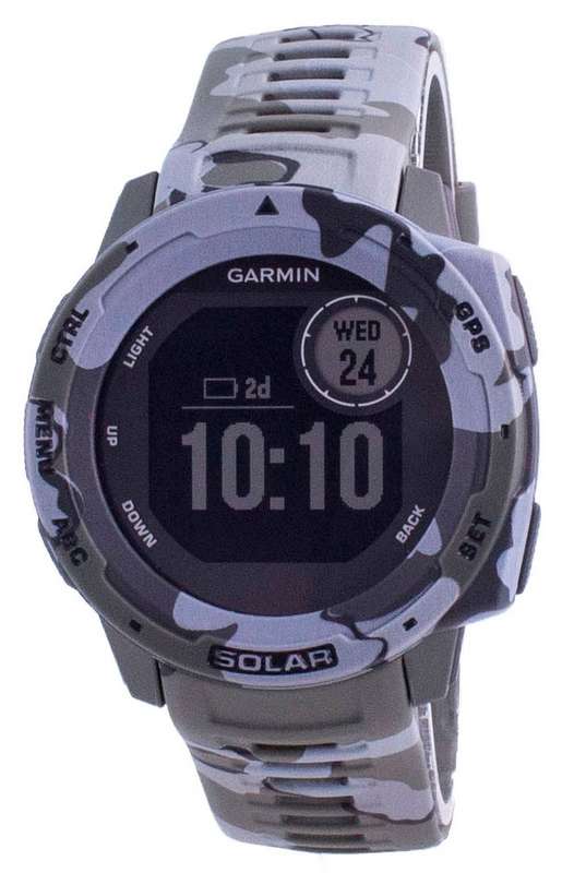 Garmin Instinct Solar Tactical Edition Lichen Camo Silicone Band 010-02293-06 Multisport Watch Me...