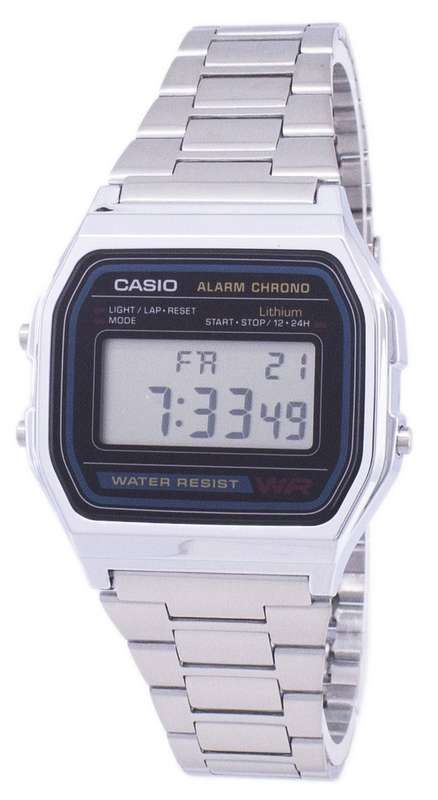 Casio Retro Collection a158wa-1df Men's Watch chronograph(a158wa-1df)