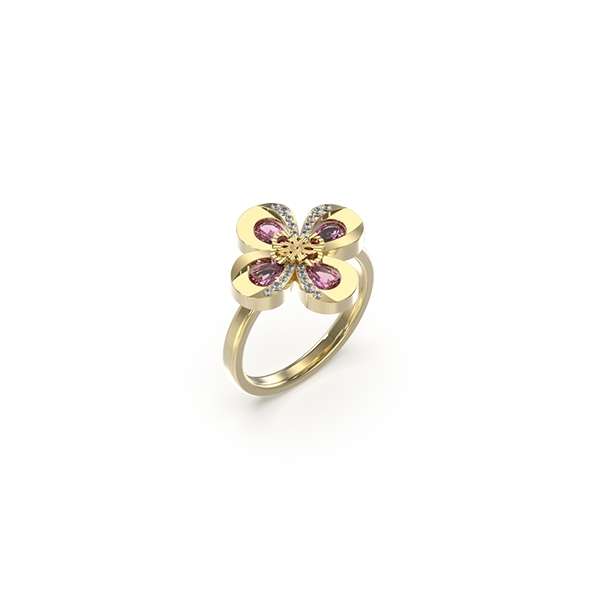 Guess Jewels Women's Ring (JUBR03061JWYGPK54)