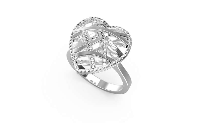 Guess Jewels Women's Ring (jubr03101jwrh56)