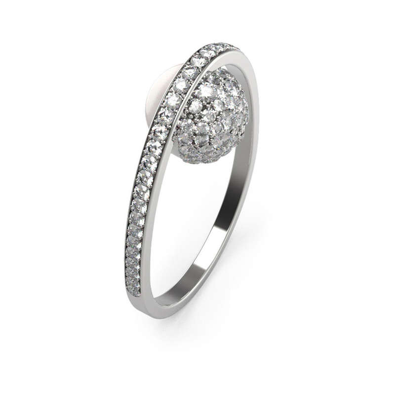Guess Jewels Women's Ring (JUBR04454JWRH58)