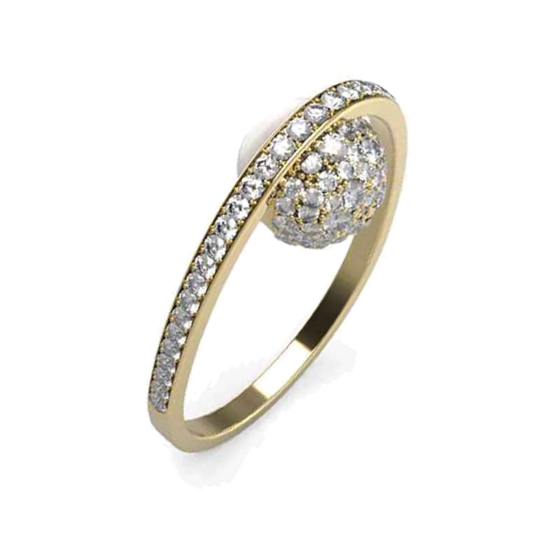 Guess Jewels Women's Ring (JUBR04454JWYG58)