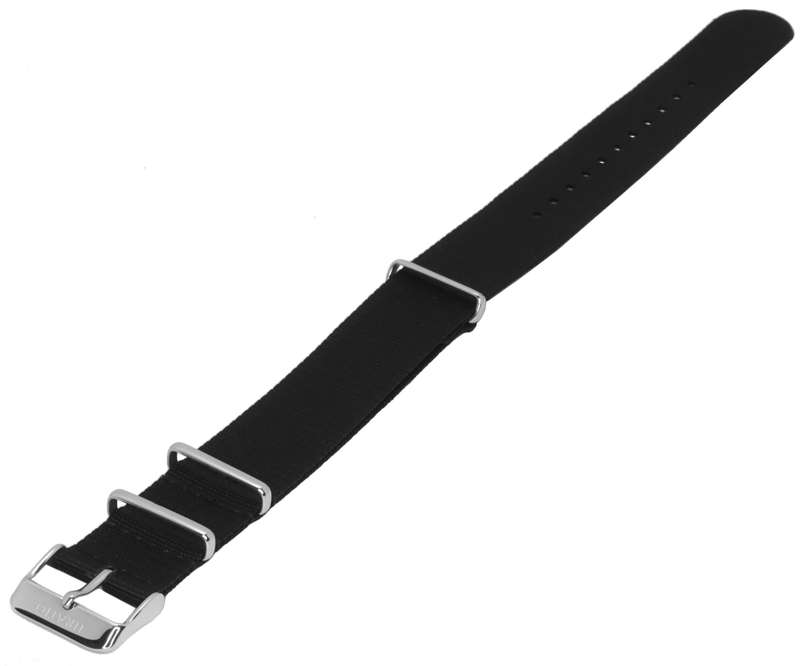 Ratio NATOR04 Black 20mm Nylon Watch Strap