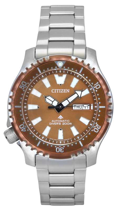 Citizen Promaster Marine Limited Edition Copper Dial Automatic Diver's NY0164-65X 200M Men's Watc...