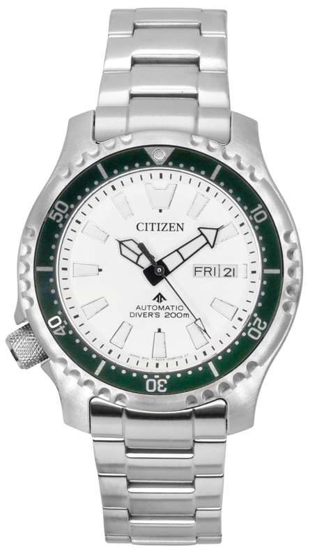 Citizen Promaster Marine Limited Edition White Dial Automatic Diver's NY0168-64A 200M Men's Watch...