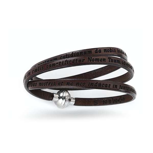 Amen Jewels Women's Leather Bracelet (PNLA05-57)