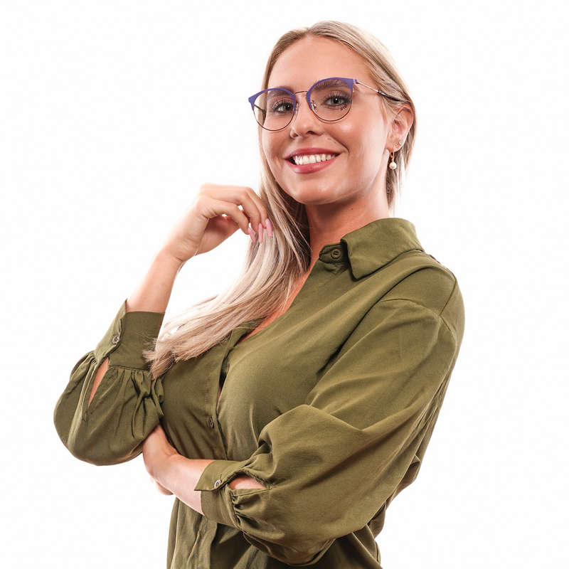 Web Eyewear Unisex Eyeglasses (WE5303 50036)