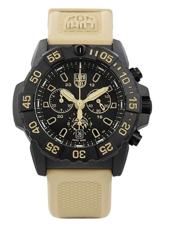 Luminox Navy Seal Foundation Chronograph Black Dial Quartz Diver's XS.3590.NSF.SET 200M Men's Wat...