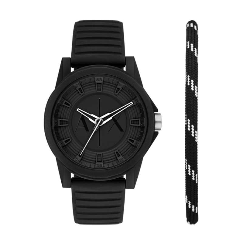 A|X Armani Exchange Men's Watch and Bracelet Jewellery Set (AX7159SET)