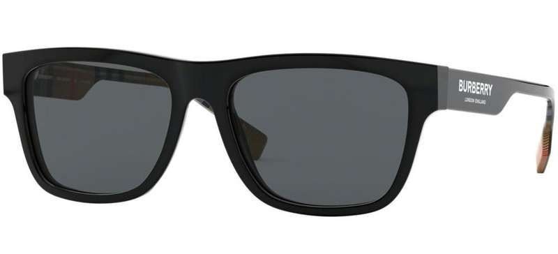 Burberry Eyewear Men's Sunglasses (B LOGO BE 4293_3773-81_56)