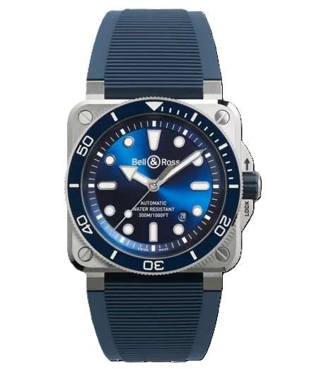 Bell & Ross Men's Watch (BR03A-D-BLU-ST_SRB)