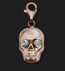 Ambrosini Jewels - Charm Argento 925° Teschio Finitura Rosé (CHT 02)  JEWELRY