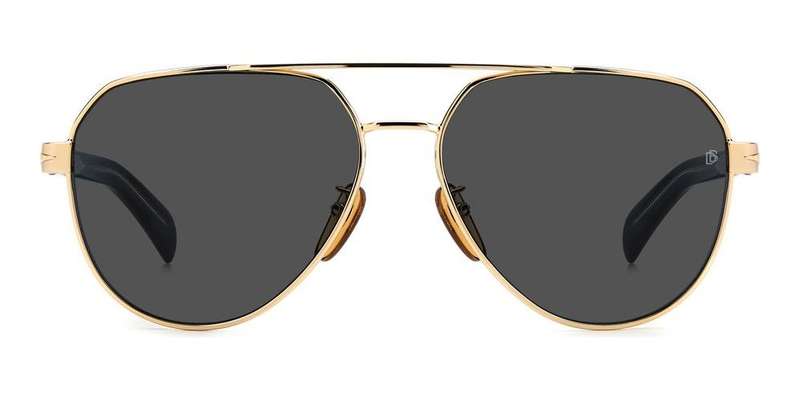 David Beckham Eyewear Men's Sunglasses (DB 1121_G_S_RHL-IR A_61)